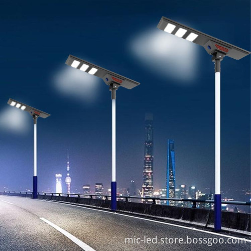 All-in-One Integrated IP65 SMD LED Outdoor Solar Street Light (40W-150W)